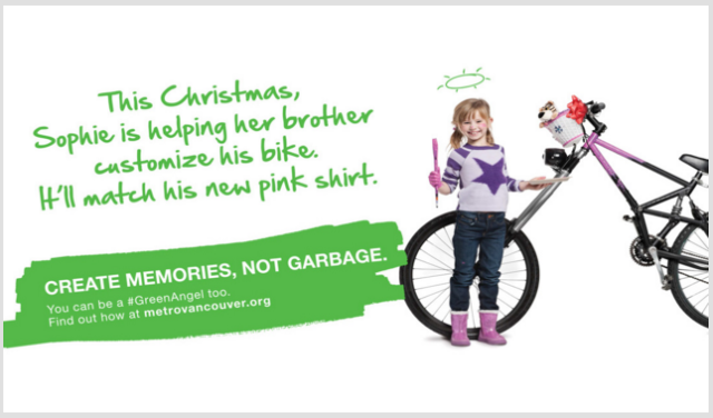 Metro Vancouver Create Memories not garbage 2015 Christmas